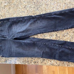 9" vintage straight jean in Charcoal wash 28P